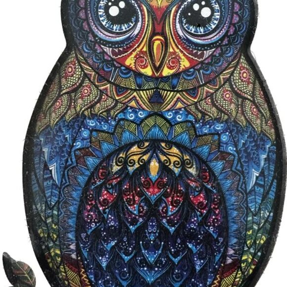 Suvira Animal Wooden Puzzle - Engaging, Educational, and Eco-Friendly (Owl) - Picture 12 of 12